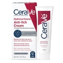 CeraVe 1% Hydrocortisone Anti-Itch Cream, Eczema-Prone & Dry Skin, 1 Ounceのための芳香なし救済