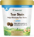 NaturVet – ティール・ステイン・プラス・ルーチン – 目に見えないティール・スタインを排除 – クランベリー・エキスで強化, マシュマロ・ルート & オレゴン・グレープ・ルート – 犬と猫用 – 70 柔らかい咀嚼
