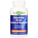 Nature's Way OsteoPrime PLUSカルシウム&マグネシウム、ビタミンD3&K2、ベジタリアン、120錠で骨の健康と筋肉機能をサポート