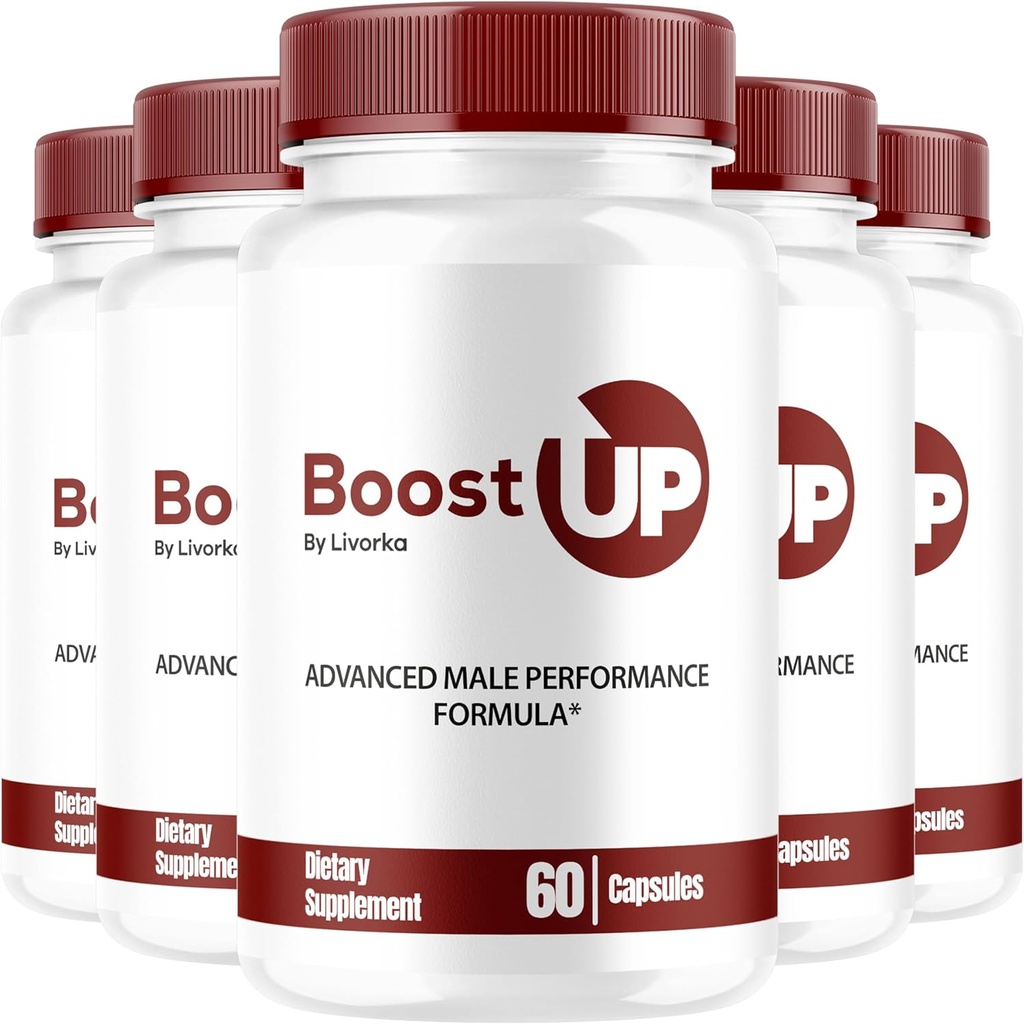 LIVORKA Boost Up Advanced Formula Supplement for Men - 300 Capsules - Pack of 5