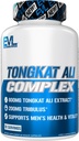 Evlution Nutrition Tongkat Ali - 男性の健康 + 死亡率サプリメント - 800mg Tongkat Ali + 200mg Tribulus - パフォーマンスサポート - ビーガン +グルテンフリーカプセル - 30サービング