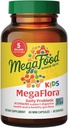 MegaFood MegaFlora Kids Probiotics - 5 Billion CFUs - Non-GMO、ベジタリアン、9食品アレルゲンなしで作られた、消化の健康のためのプロバイオティクス - 60ミニカプセル(60のサービング)