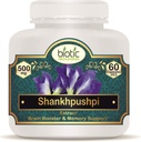 Veena の生物的 Shankhpushpi のカプセルのエキス 500mg - 60 の野菜のカプセル