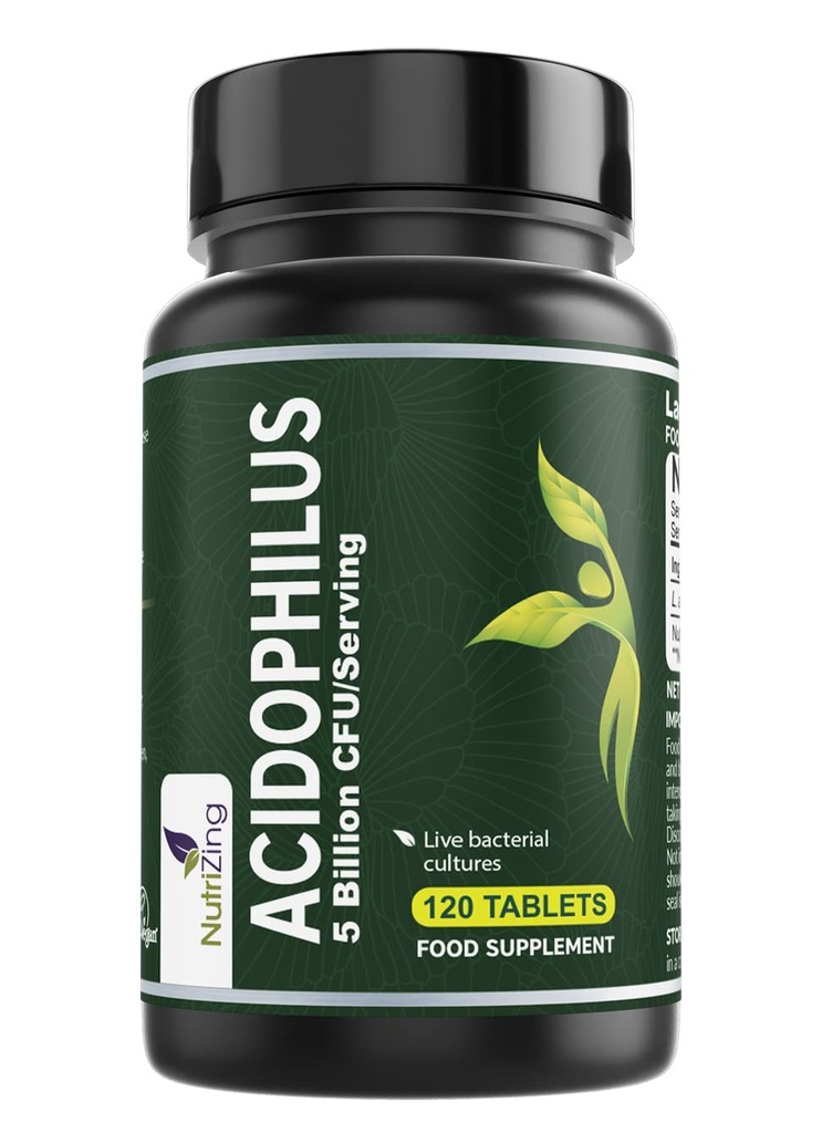 NutriZingの高力LactobacillusのAcdophilus 5bn CFU/Serving
