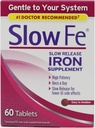 Slow Fe, High Potency Iron 45 mg, Slow Release - 60 Tablets - Pack of 3