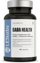 LES Labs GABA Health – カルムマインド&リラクゼーション、ストレスリリーフ、神経伝達物質サポート&ディープスリープ – GABA、タウリン、パッションフラワー、スクワルキャップ、L-テアニン&マグネシウム – 非GMOサプリメント – 90カプセル