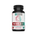 ZhouメチルB12 - 女性&男性のためのメチルB-12サプリメント, ビタミンB12 5000 mcg, ビーガンフレンドリー, セルラーエネルギーと神経機能サポート, メチルコバラミン - 60マイクロロゼンジ