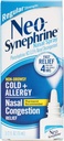 Neo-Synephrineの鼻のDecongestantのスプレーの規則的な強さ0.50のoz (パック3)
