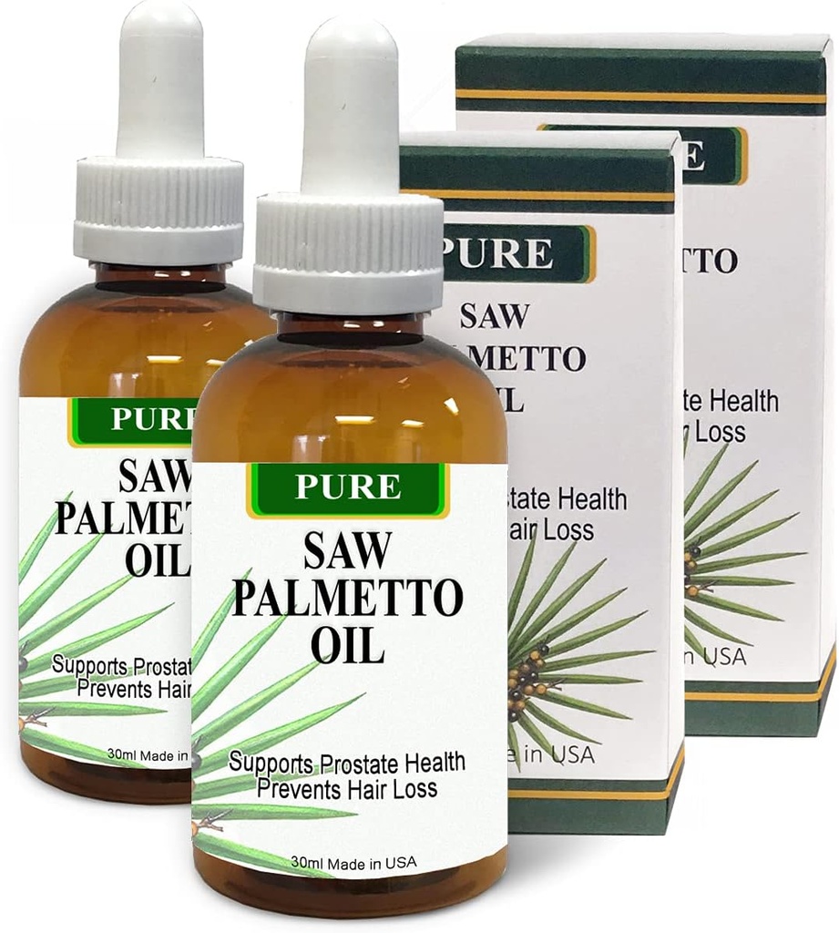 純粋で見ました Palmetto オイルの有機性自然な 60-90-day の供給 無比の粉 サポート 前立腺の健康の睡眠 よりよい減らします 頻繁な排尿 DHT のブロッカー停止 毛損失(2 Fl Oz)