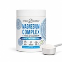 マグネシウムコンプレックスパウダー - 8種類のマグネシウム、L-Threonate(Magtein)、Glycinate、Malate、およびBrain Health、リラクゼーション、最大吸収 - 不燃、30サービング
