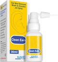 NAVEH PHARMA® CleanEars | 耳のワックス除去スプレーの高速作動 | わずか1回のトリートメントでイヤーワックスを分解 | 臨床的に300%より有効なW/Mineral Oil | Gentle & Safe | 1 Fl Oz