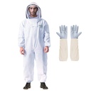 ロングエイズの男性女性のための専門の蜂のスーツ、BeekeepingのスーツのBeekeeperのスーツは手袋の&Ventilatedのフード、裏庭のための多サイズの蜂のoutfitおよび蜂のKeeperのためのビー・キーのクリスマスの衣裳を包みます