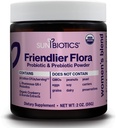 SUNBIOTICS Friendlier Flora - 女性のブレンド、6つのプロバイオティックストレーナーの20億CFU、女性の毎日の消化管の腟及び免疫の健康、非GMOおよびグルテンフリーの2オンス