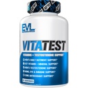Evlution Nutrition VitaTest - ビタミン + テストステロンサポート - 主要なビタミン + ミネラルサポート - 男性の毎日の栄養素とテストステロンサポート - 骨、目&免疫サポート - 45 サービング - 90 錠