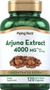Piping Rock Arjuna Extract | 4000 mg | 120 Capsules | from Arjuna Bark Herb | Concentrated Herbal Supplement | Non-GMO, Gluten Free