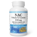 ナチュラルファクターN-アセチル-L-Cysteine 500mg - 健康的な肝臓と肺をサポート - 抗酸化サポートサプリメントは免疫システム健康をサポート - 90ベジタリアンカプセル(90の給餌)