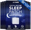 JJ CAREの睡眠パッチ30 PCSの大人の余分強さのための睡眠の援助、自然および毒素なしの睡眠パッチ、毎日の使用のためのメラトニンのパッチ、睡眠サポートのためのメラトニンの自然なパッチ