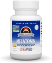 源のNaturals Melatonin 2.5のmg - 60のオレンジはLozengesを風味付けしました