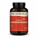 Mercola Organic Ashwagandha博士 - エネルギー生産と副腎の健康をサポート - 800 mg / サービング - 非GMO、グルテンフリー&大豆フリー - 認定USDAオーガニック - 180カプセル(90サービング)