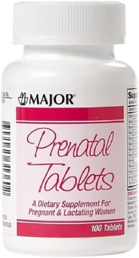 主要な Prenatal TABS ASCORBIC ACID-100 MG 30 のタブレット UPC 309045313466