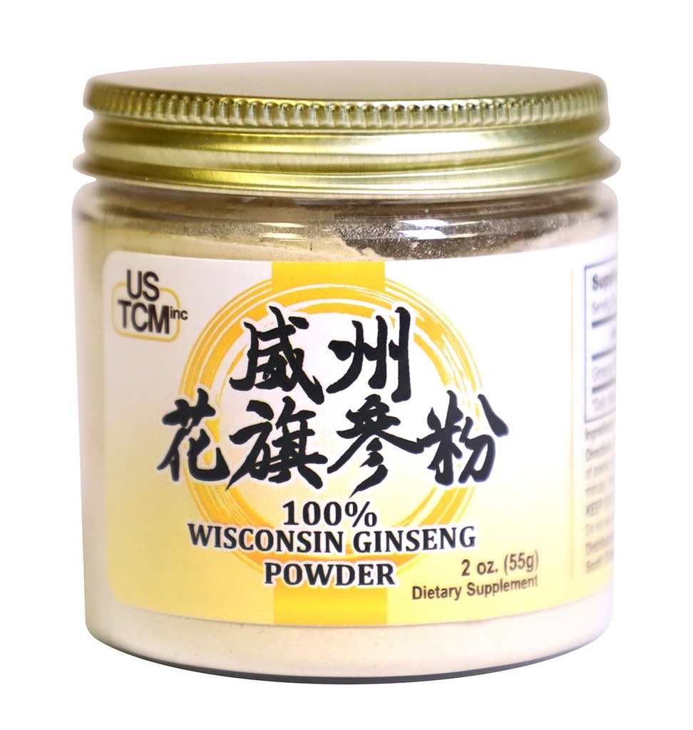 WisconsinのアメリカのGinsengの粉120の網(2つのoz)