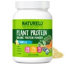 NATURELO植物タンパク質粉末、バニラ、22gタンパク質 - 非GMO、ビーガン、グルテンフリー、酪農場、または大豆 - 人工香料、合成着色料、保存料、または添加物なし - 20サービング