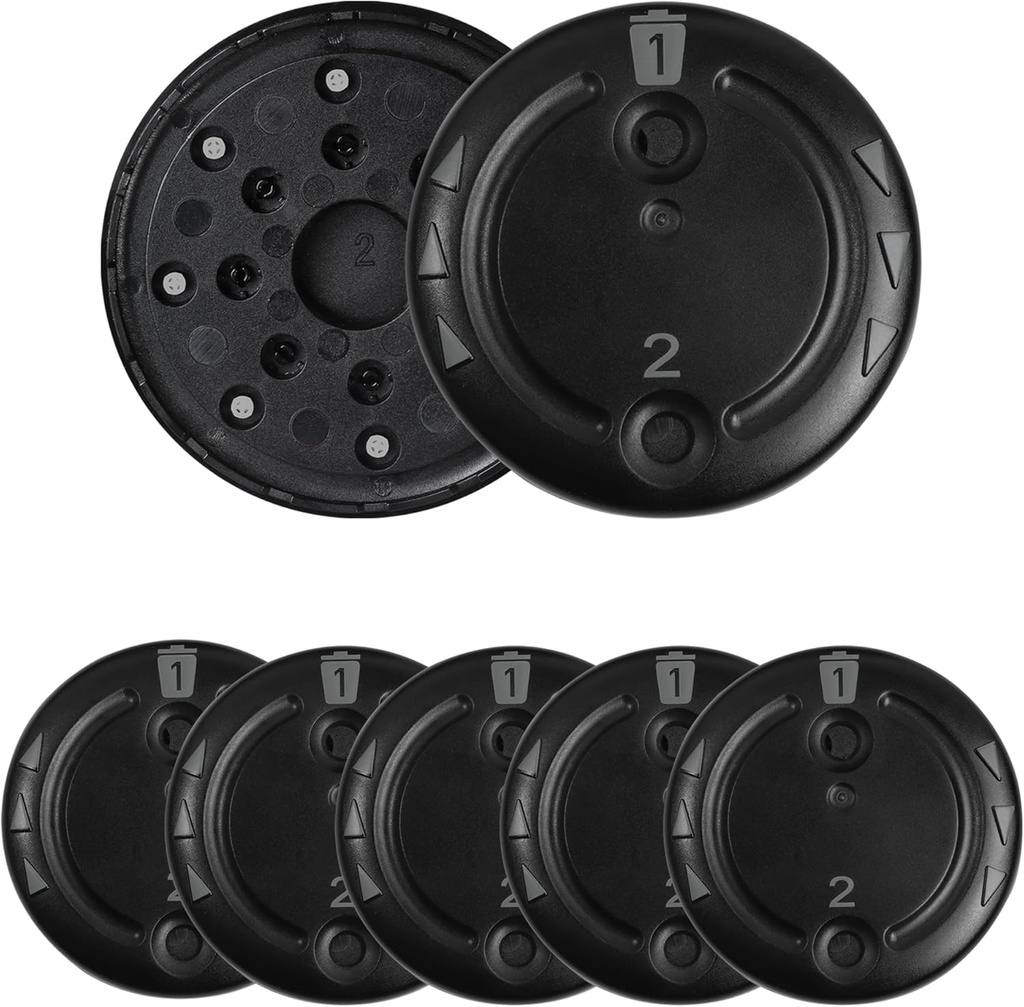 5パック(40 PC) ユニロンワックスガード セルシールドディスクv2.0 098-0445 for phonak, 補聴器アクセサリー ワックスフィルタ,ペンナック補聴器フィルター ワックスガード