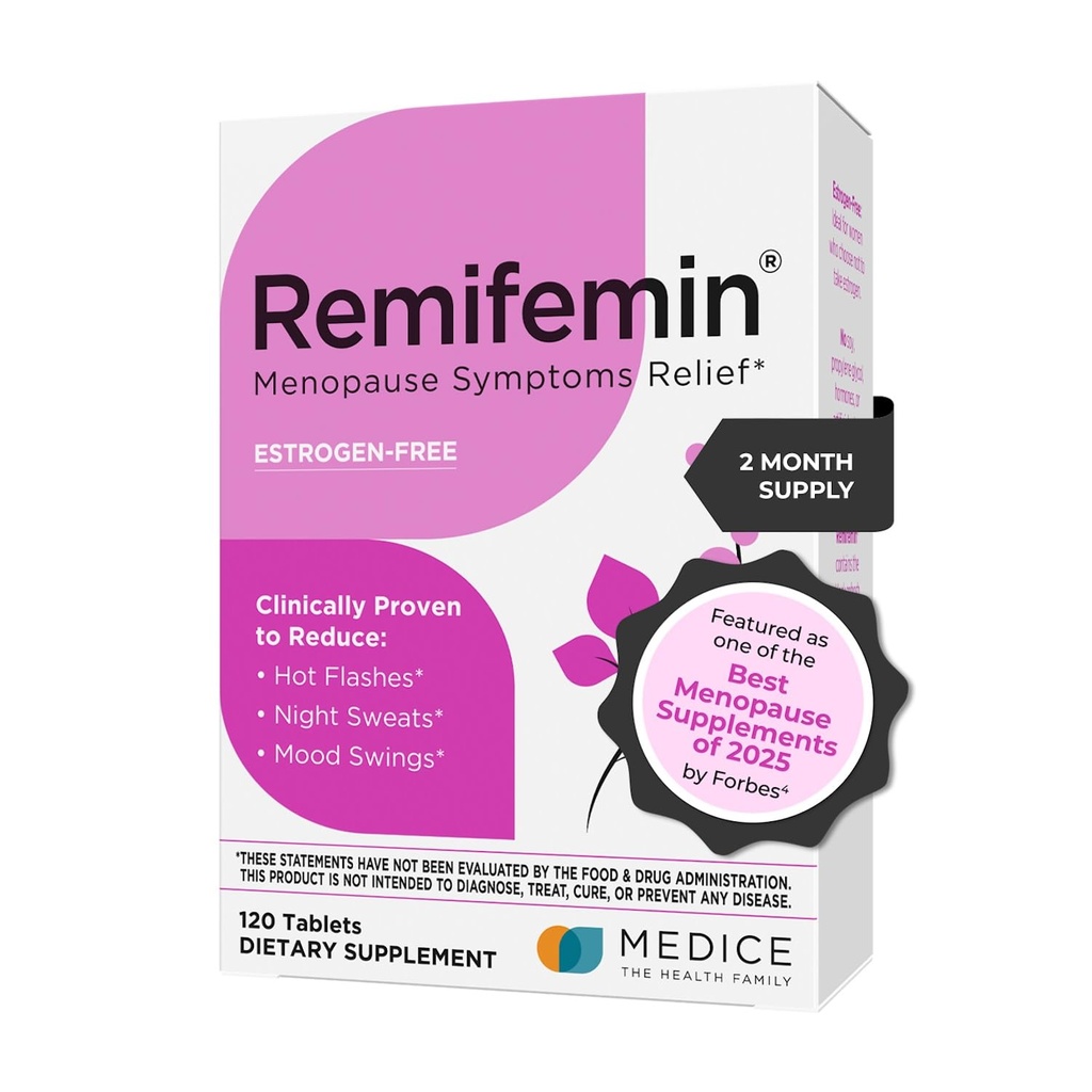 Remifemin 月経閉症症状救済 - 臨床的に実証済みの成分 - 月経閉症サプリメント - ブラックコホッシュ - エストロゲンフリー - ドイツ製 - 120錠