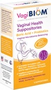 VagiBiom Boric Acid Suppositories with Lactobacillus: Microbiome Flora Balance; Balance and Nourishes Healthy Flora; Paraben-Free Preservative-Free (5count)