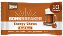 Bonk Breaker Energy Chews, Dairy-Free, Gluten-Free Ingredients to Provide Quick Energy and Focus, 1 Box of 10 Packets, Root Beer