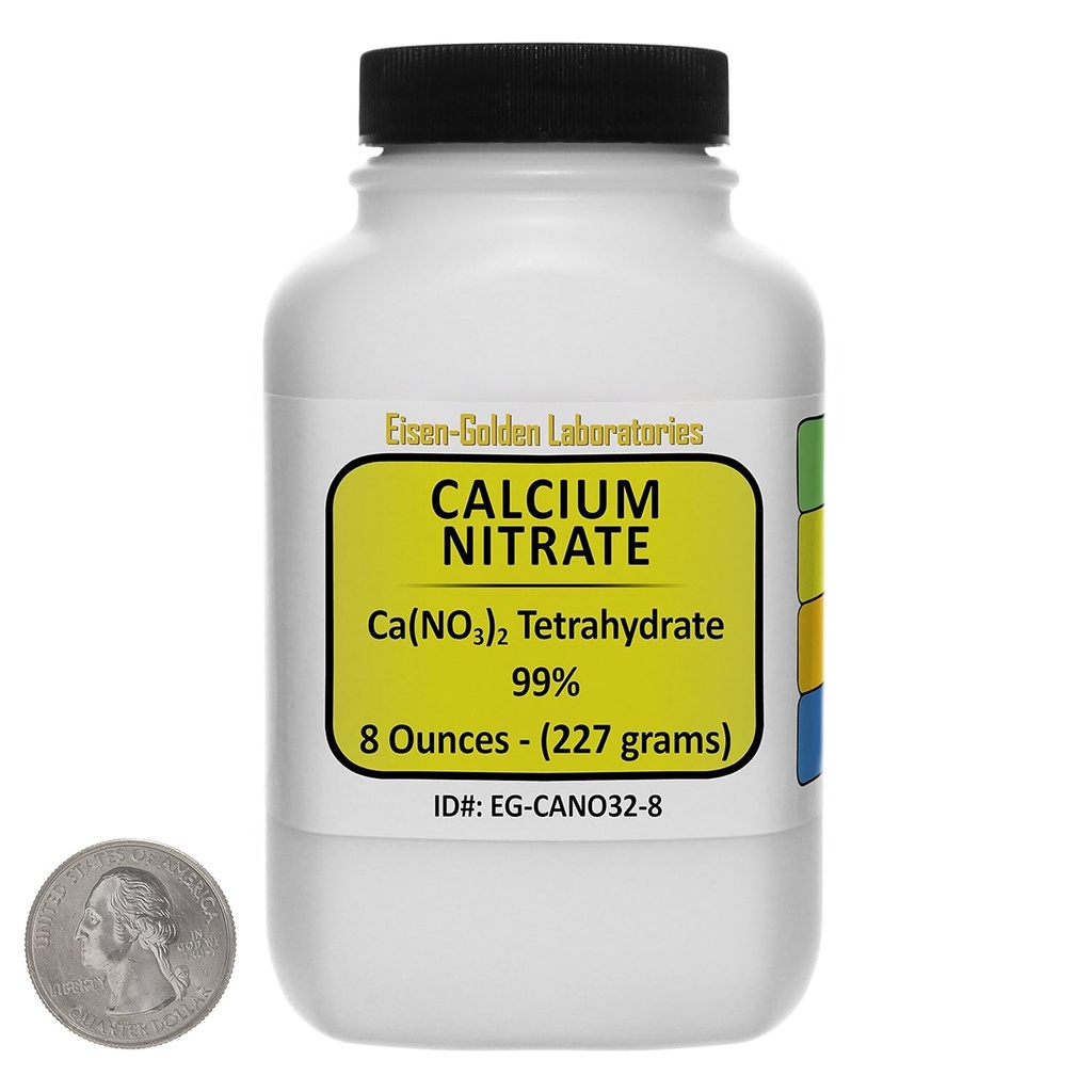 Calcium Nitrate [CA(NO3) 2] スペースセーバーボトルの99% ARグレードプラー8 Oz