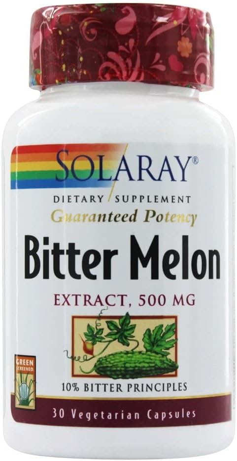 Solaray - Guaranteed Potency Bitter Melon Extract 500 mg. - 30 Capsules