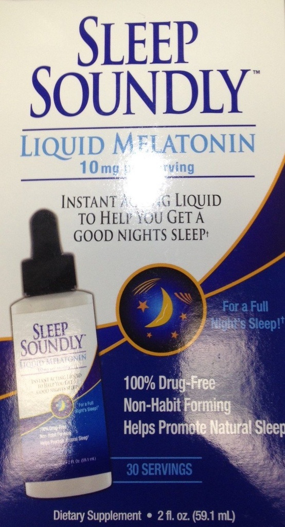 睡眠の音の液体のメラトニン10mgの即刻の行為の睡眠の方式、30のサービング、2 Fl Oz (パッケージ 1)