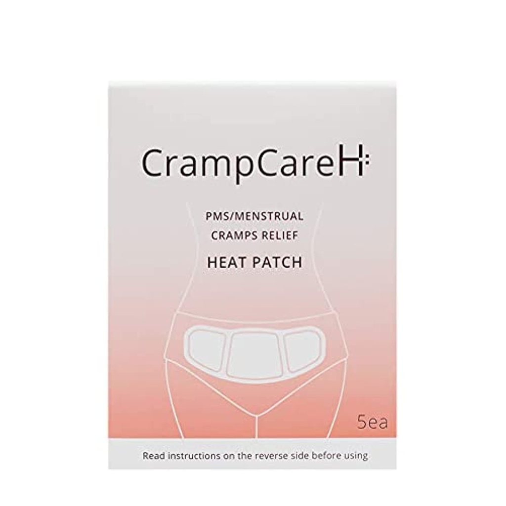 (5パッチ) CrampCareH PMS/Menstrual Cramps ワイドウィング、FDA 登録された熱パッチ