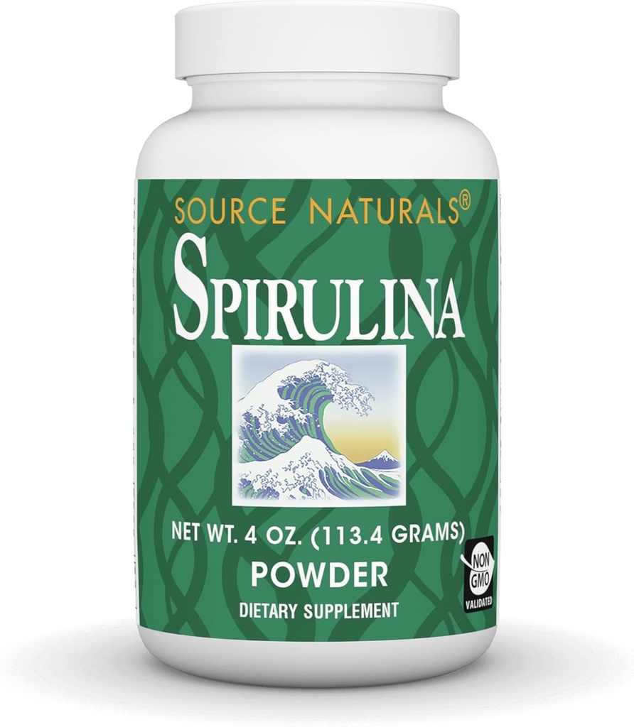 Source Naturals Spirulina - for Immune System Support - 4 oz Powder