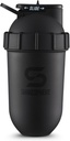 SHAKESPHERE Shaker Bottle - 24oz Leak Proof Protein Shaker Bottle for Pre Workout, Smoothie, and Powder Drink Mixes, No-Blade Mixer for Gym, BPA-Free, Easy Clean & Easy to Carry (Matte Black)