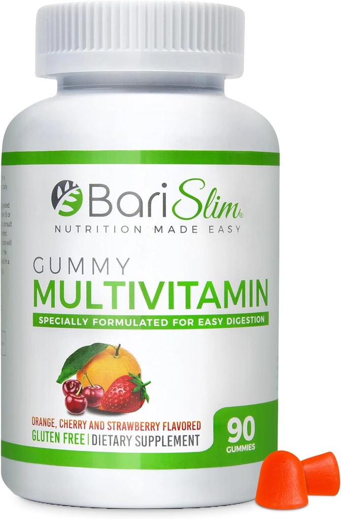 BariSlimのBariatricのChewableのMultivitaminのグミ - 減量の外科の後で患者のための特別に式化されたGummyのビタミン-ダイジェスト及び大きい試食のフルーツの味への容易な  90のフルーツの咀嚼
