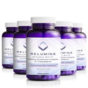 Relumins L-グルタチオンコンプレックス1650mg - アルファリポ酸、NAC、L-メチオニン、ビタミンE、米国で作られた皮膚健康サプリメント - 90ベジタリアンカプセルx 5ボトルと酸化防止サポート