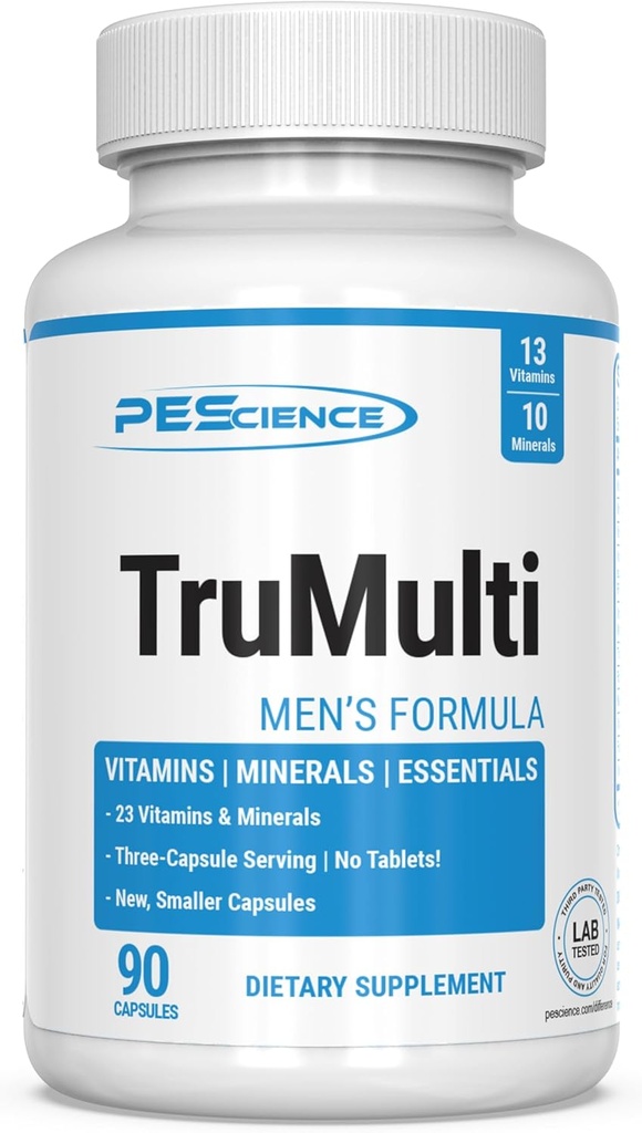 人のためのPEScience TruMultiのMultivitamin、報酬のビタミンC、D、亜鉛、免疫サポート、Chelatedの鉱物のためのクロム ピコリン酸塩の補足、90はカプセルを飲みやすいです