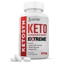 Ketosyn Keto ACVの極端の丸薬1675のMG Ketoサポート ブレンドのカプセルはAppleのサイダーのVinegarの余分バージンのオリーブ オイルの粉の緑茶の葉60のカプセルと公式になされるケトACVのガミーに代わります