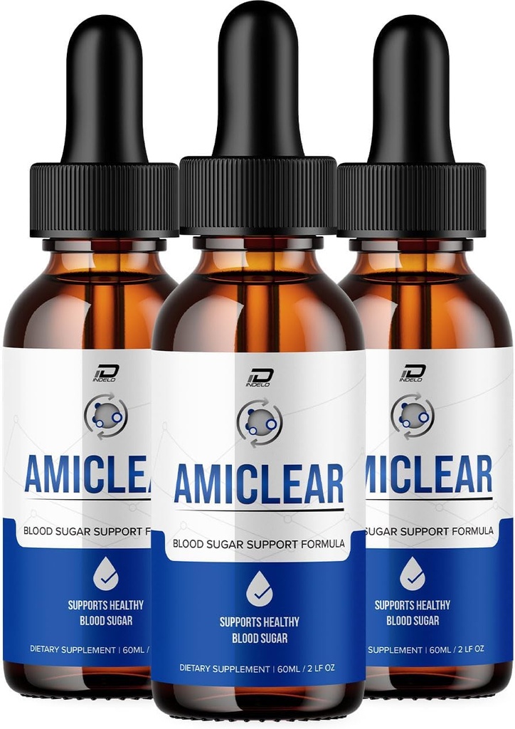 Amiclearは健康な式 - 食事療法の補足の低下-余分強さのAmiclearの液体の低下、ブドウの種、Amiclearの低下の検討(3パック- 180のml)