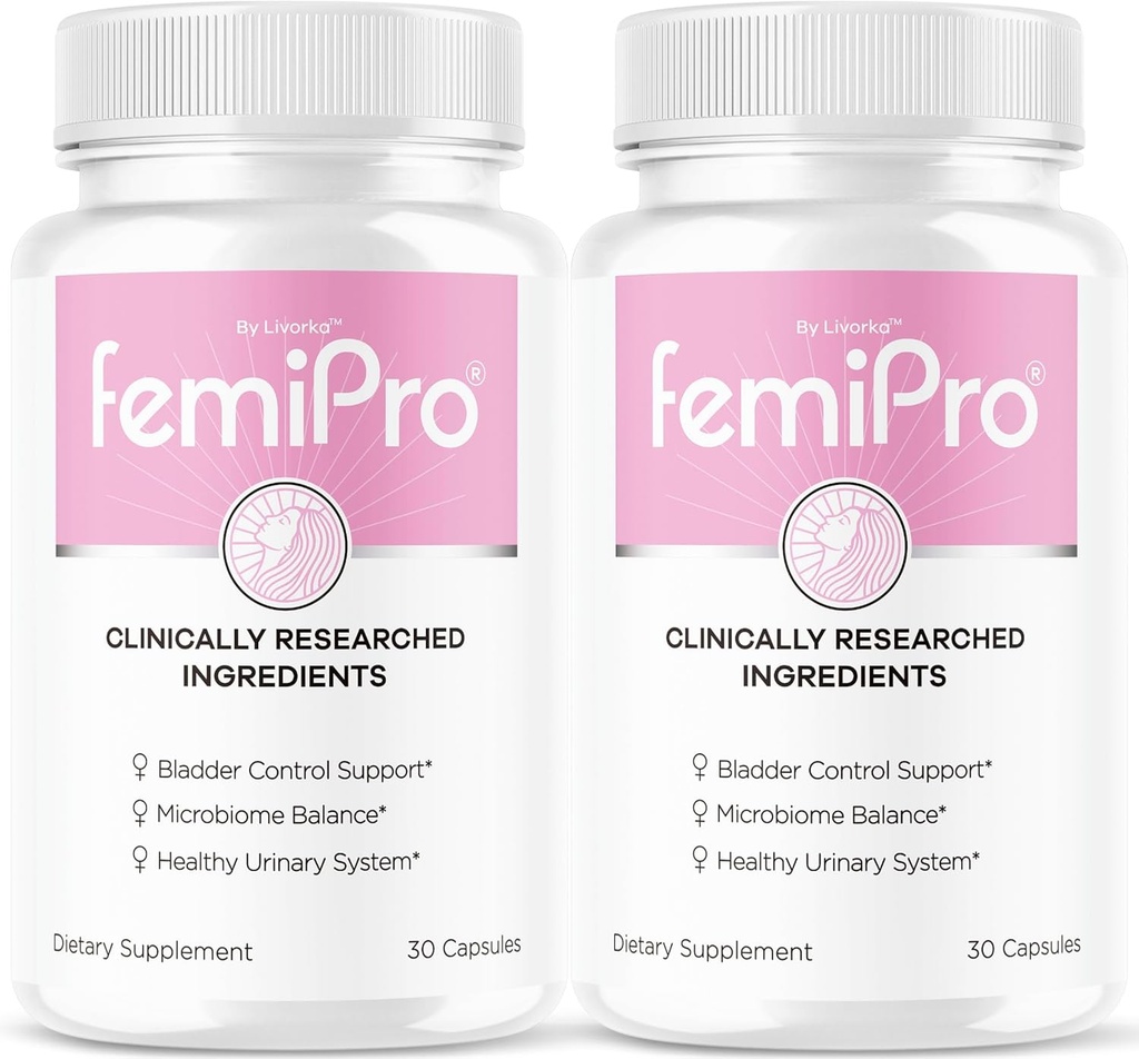 (2パック)FemiProのぼうこう制御丸薬 - 元のFemiProのカプセル、Femiのプロ ぼうこう制御サポート補足、全面的な健康およびウェルネスのレビューのためのProbitic FemiProの丸薬、60のカプセル2か月
