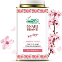 Snakeブランドの毎日の使用のためのPrickly熱冷却の粉-反Chafing、熱Rashの救助、柔らかいさくらのにおい(4.9 Oz/140g)