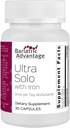 Bariatric Advantage Ultra Solo with Iron - Once-Per-Day Daily Multivitamin - for Bariatric Patients - with Thiamin, Vitamin A & More - Gluten Free - 30 Capsules
