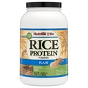 NutriBiotic プレーンライスプロテイン、3 Lb(1.36kg) | 低炭水化物、ビーガン&未加工プロテインパウダー | 成長し、化学、グルテンフリーまたはGMOなしで処理 | ケトフレンドリー&消化しやすい