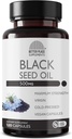 Black Seed Oil Capsules | (Non-GMO & Vegan) Cold-Pressed Nigella Sativa Providing Pure Black Cumin Seed Oil | Super Antioxidant for Digestion, Joints, Hair & Skin | 500mg per Capsule
