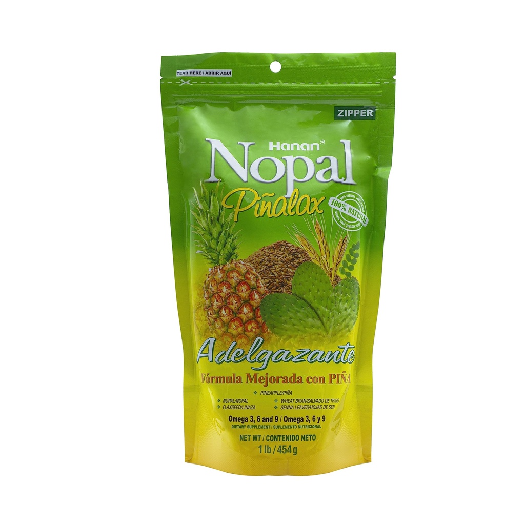 Nopal PINALAX | 100% 天然繊維ブレンド | 1lb (454g) | 自然に炭酸カルシウムを洗浄 | 消化力を高め、エネルギーを増加させました