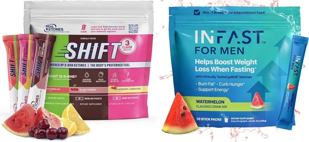 実質の Ketones の重量損失サポートのための断続的な留め金の組合せの束 シフトの電気分解のパック及び断続的な留め具は BHB の外因性の Ketones の人のための電解質を(それぞれ 30 の計算)絶食します