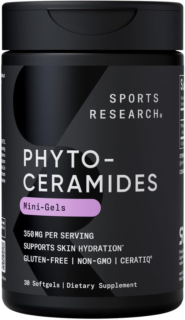 Phytoceramides 350mg/softgel - 健康な皮および水和のための植物によって派生物させるCeramide - 注入口か総合的なビタミン無しのGMO - 30の液体のsoftgels