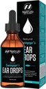Natural Ear Drops for Swimmers Ear, Allergy Relief, Itching – Swimmers Ear Drops for Clogged Ears, Itchy Ears, Soothing Ear Pain, Earache – Drying Ear Oil Treatment for Surfer, Swimming, Kids, Adult
